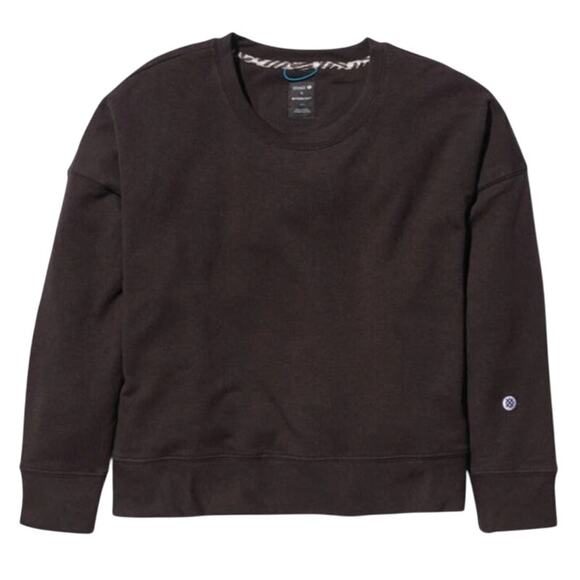 Stance Shelter Crew Neck Sweatshirt Butterblend Boxy Cut Black Size L Casual - Picture 3 of 9